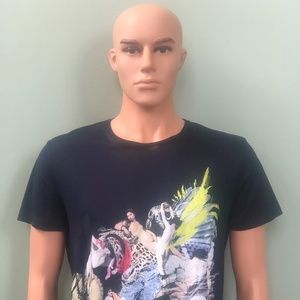 Roberto Cavalli Size L Men's T-Shirt